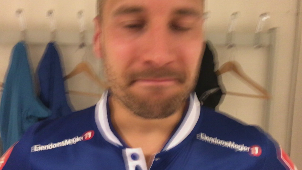 Reginiussen etter seieren i Bergen